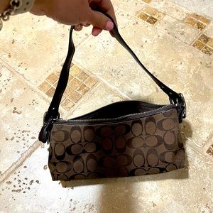 Mini Coach Purse - Brown with matching wallet